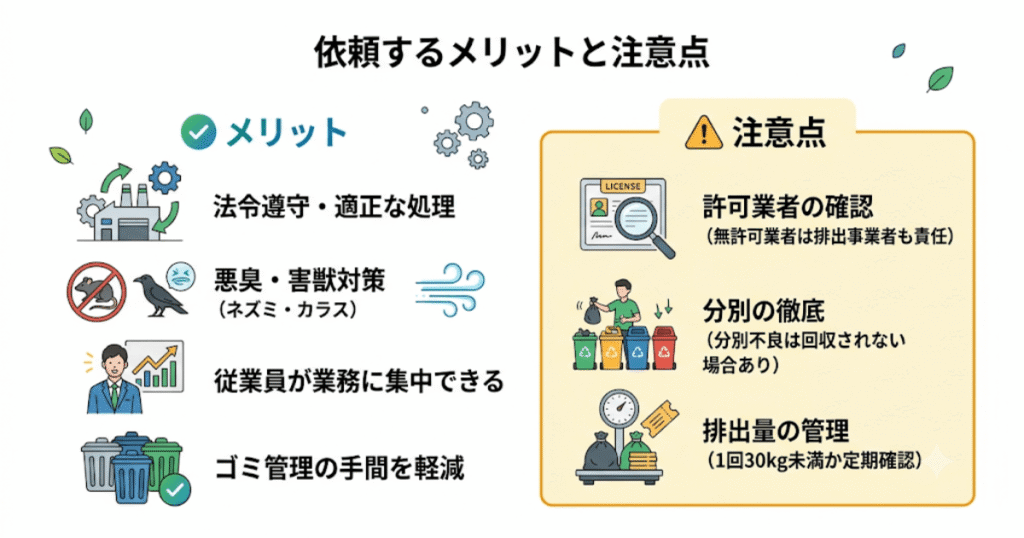 依頼するメリットと注意点