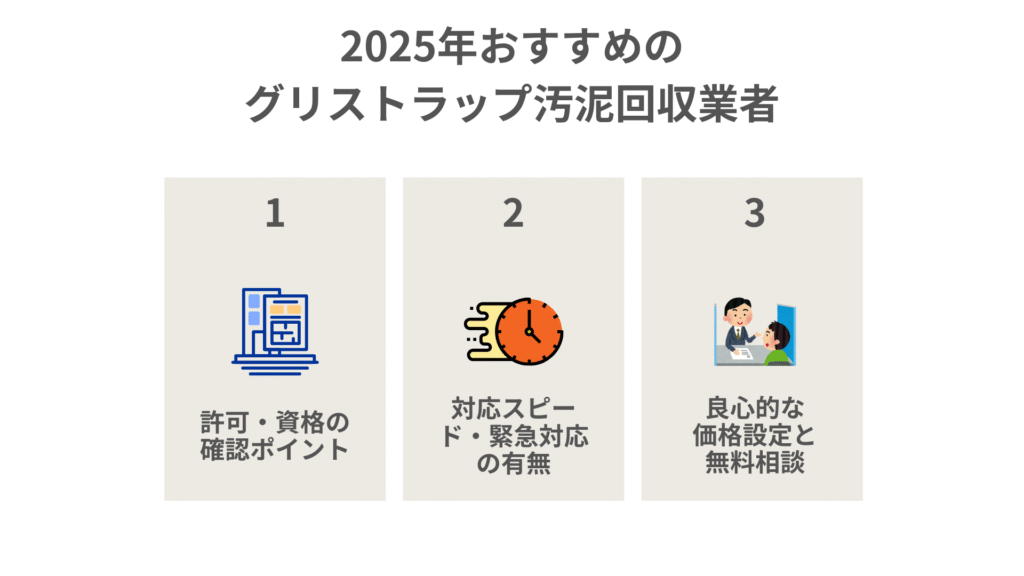 2025年おすすめのグリストラップ汚泥回収業者