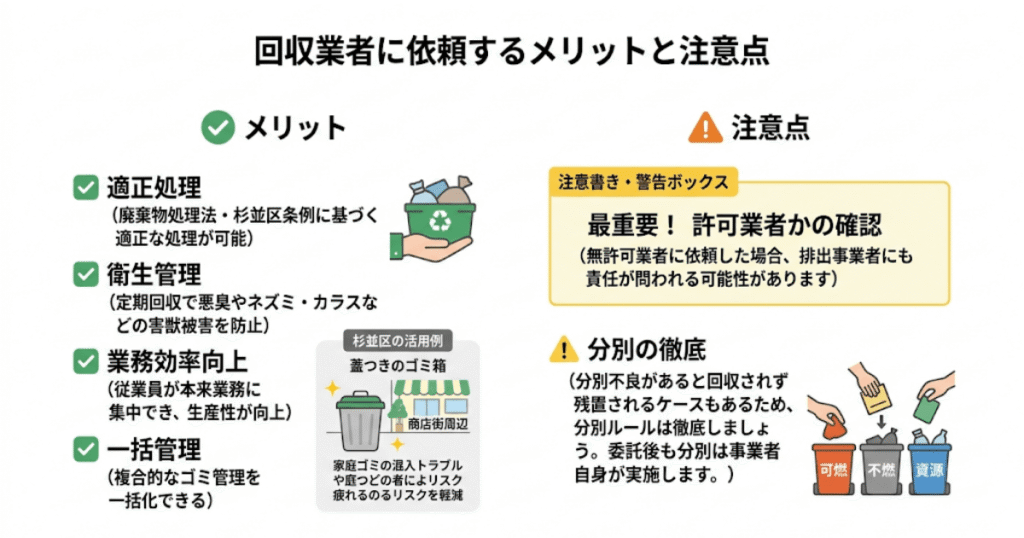 回収業者に依頼するメリットと注意点