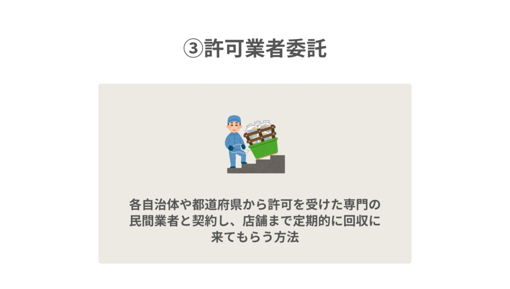 ③許可業者委託