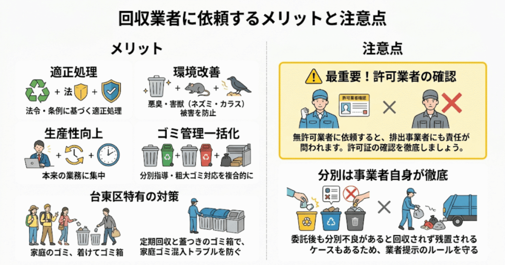 回収業者に依頼するメリットと注意点