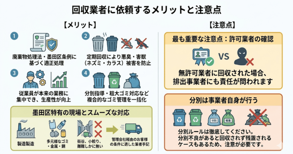 回収業者に依頼するメリットと注意点